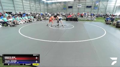 182 lbs Round 1 (8 Team) - Kriecg Roe, Georgia BLACK vs Tavio Hoose, Pennsylvania Red