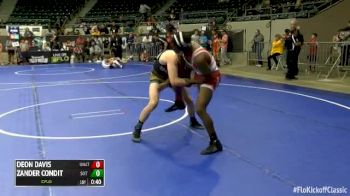 125 5th Place - Deon Davis, Unattached vs Zander Condit, SOT Academy