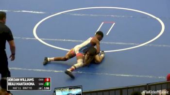 84 Finals - Jordan Williams, Cardinal Wrestling Club vs Beau Mantanona, Sunkist Kids/Monster Garage