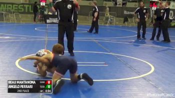 84 2nd Place - Beau Mantanona, Sunkist Kids/Monster Garage vs Angelo Ferrari, Texas Best Trained Elite