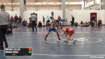 125 lbs Quarterfinal - Michael Cullen, Wisconsin vs Josh Terao, American