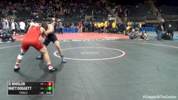 197 Finals - David-Brian Whisler, Maryland vs Matt Doggett, Columbia