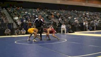 125lbs Kyle Fluke Edinboro- vs. Michael Martinez Wyoming-