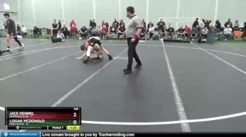 126 lbs Cross Bracket (8 Team) - Jace Kennel, Nebraska Blue vs Logan McDonald, Iowa White