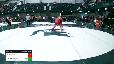 174 lbs Cons. Round 4 - Codei Khawaja, Michigan vs Hayden Pummel, Northern Illinois