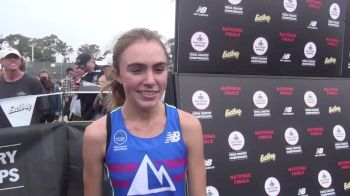 Claudia Lane after winning Foot Locker as a sophomore