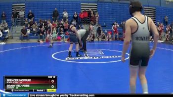 105 lbs Placement (4 Team) - Spencer Howard, North Posey vs Brady Richards, Garrett