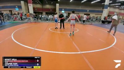 106 lbs Champ. Round 1 - Wyatt Vela, Gracie Barra Westchase Wrestling Club vs Cooper Ham, WAR Training Center