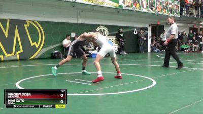 120 lbs Cons. Round 5 - Mike Soto, Genoa vs Vincent Skiba, Brunswick