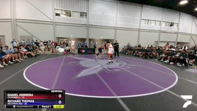 285 lbs Semis & 3rd Wb (16 Team) - Daniel Herrera, California 1 vs Richard Thomas, Oklahoma Red