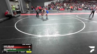 120 lbs Cons. Round 4 - Jack Ireland, JJ`s Club Wrestling vs Remington Skic, Merrill