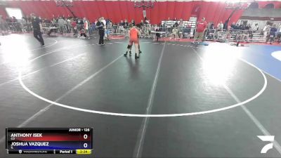 126 lbs Semifinal - Anthony Isek, CO vs Joshua Vazquez, IL