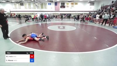 78 lbs Semifinal - Mason Irwin, Spazz Wrestling vs Cole Maver, Apex