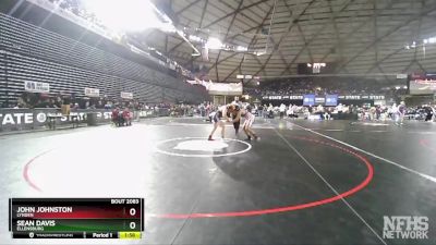 2A 182 lbs Champ. Round 1 - John Johnston, Lynden vs Sean Davis, Ellensburg