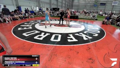 170 lbs Round 3 (8 Team) - Hugh Meyer, North Dakota Blue vs Frederick Hammond, Michigan Red