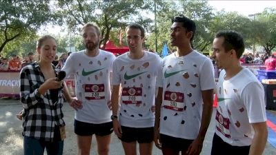 Steve Magness led Houston Drinking Project after their 4x4 victory