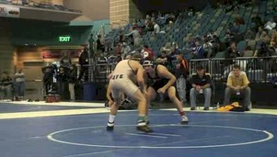 135lbs Nathan Hoffer Wasilla- vs. Ethan Owens Grundy-