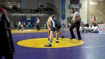 215lbs #1 Joe McMullan Wyoming Seminary- vs. #4 Brad Krakower Blair Academy-