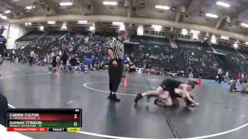 84 lbs Round 3 (6 Team) - Damian Stinson, Midwest Destroyers vs Caiden Fulton, G.I. Grapplers Black