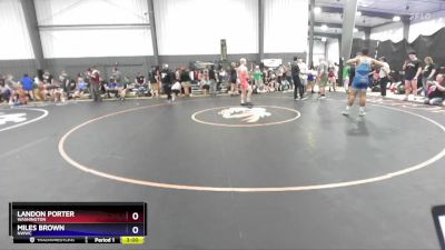 165 lbs Cons. Round 3 - Landon Porter, Washington vs Miles Brown, NWWC