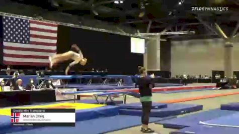 Mariah Craig - Double Mini Trampoline, Rebounders Gymnastic - 2021 USA Gymnastics Championships