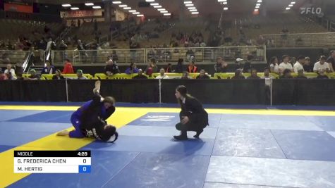 GIULIA FREDERICA CHEN vs MELINDA HERTIG 2024 Pan Jiu Jitsu IBJJF Championship