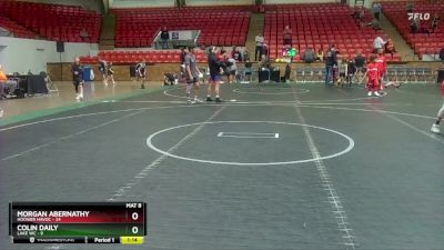 96 lbs Finals (2 Team) - Morgan Abernathy, Hoosier Havoc vs Colin Daily, Lake WC