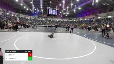 50 lbs Quarterfinal - Corbin Lee, Duran Elite vs Kash Conde, Severance WC