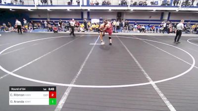 157 lbs Round Of 64 - Cooper Ribman, Harvard vs Oscar Aranda, Army Prep