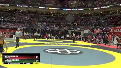 D1-144 lbs Champ. Round 1 - Lucan O`Brien, St. Edward vs Stone Busler, Moeller