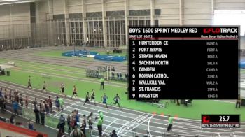 Boy's Sprint Medley Relay Red, Round 1 Heat 3