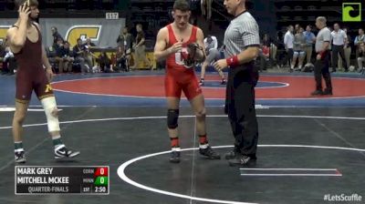 133 Quarter-Finals - Mark Grey, Cornell vs Mitchell McKee, Minnesota