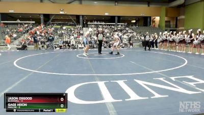 190 lbs Finals (8 Team) - Gage Hixon, MARLOW vs Jason Osgood, BLACKWELL