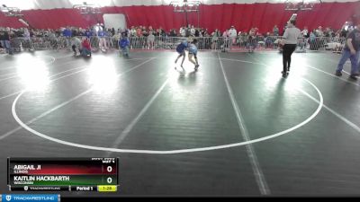 135-140 lbs Round 1 - Abigail Ji, Illinois vs Kaitlin Hackbarth, Wisconsin