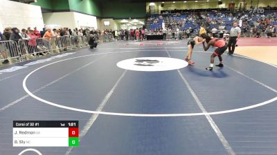 132 lbs Consi Of 32 #1 - Jveion Redmon, GA vs Bentley Sly, NC