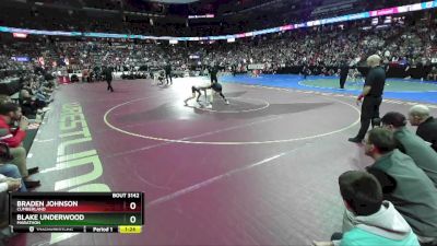 D3-106 lbs Semifinal - Braden Johnson, Cumberland vs Blake Underwood, Marathon