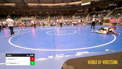 125 lbs Consi Of 32 #2 - Cash Reyes, Standfast vs Javon Freeman, Bristow Youth Wrestling