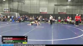 140 lbs Round 3 (6 Team) - Mason Mathis, South Dakota Storm vs Bryce Becker, Montana Silver