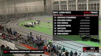 Boy's 1600m White, Round 1 Heat 2