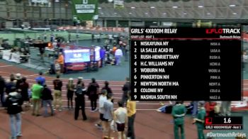 Girl's 4x800m Relay, Round 1 Heat 1