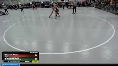 215 lbs Cons. Round 2 - Noah Martinez, Arlington Wrestling Club vs Walker Walls, Texas