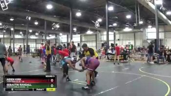 135 lbs Round 5 (6 Team) - Aiden Kirk, Team Iowa Blue vs Sebastin Randall, Untouchables White