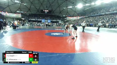 4A 145 lbs Cons. Round 3 - Chase Eaglin, South Kitsap vs Christopher Villanueva, Sunnyside