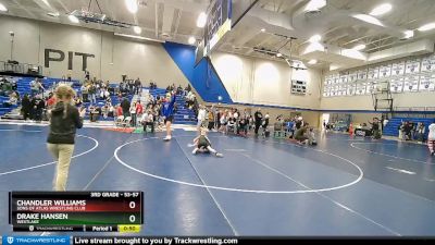 53-57 lbs Round 1 - Chandler Williams, Sons Of Atlas Wrestling Club vs Drake Hansen, Westlake