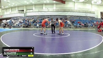 160 lbs Round 3 (6 Team) - Cohen Wuethrich, Dragon Wrestling Club vs Eli Ballentine, Webo Wrestling Club