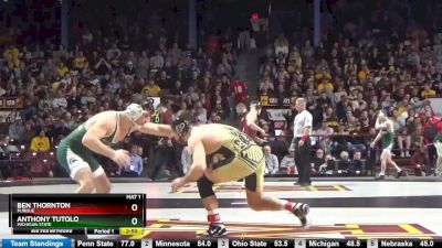 133 lbs Consi Of 8 #2 - Ben Thornton, Purdue vs Anthony Tutolo, Michigan State