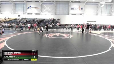 83 lbs Cons. Round 4 - Nehemiah Carter, Unattached vs Kael White, Malone Wrestling Club