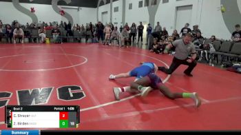 100 lbs Round 1 (8 Team) - Zion Birden, Beast Mode vs Colin Strayer, Indiana Outlaws