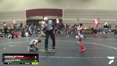 56 lbs Semifinal - Logan Gallegos, Maine Eagles vs Cameron Rettmann, Metro All-Stars