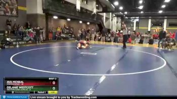 118 lbs Round 1 (6 Team) - Ava Mcneal, FEWTeamIowa vs Delanie Westcott, Western Iowa Alpacas